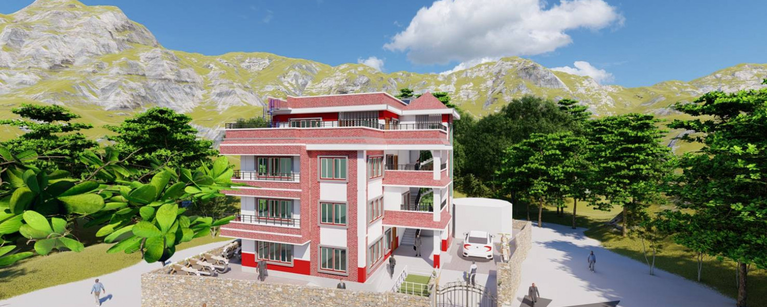 कार्यालयको नयाँ भवनको नमुना